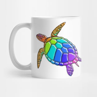 Rainbow Turtle Mug